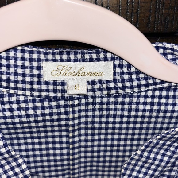 SHOSHANA GINGHAM DROP WAIST DRESS 8 - Picture 2 of 3
